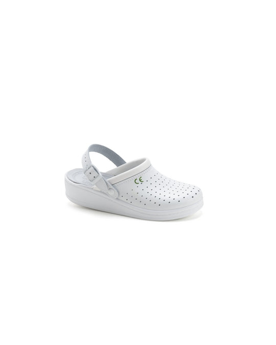 Zoccolo con laccetto donna FOOD&CHEMICAL CHEMICAL E A FO SRA personalizzato con logo - Pubblienne