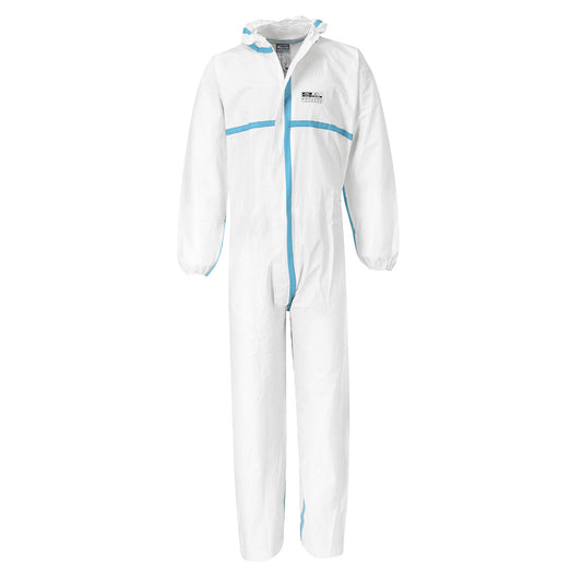 Tuta BizTex Microporoso Tipo 4/5/6 Portwest personalizzato con logo - Pubblienne