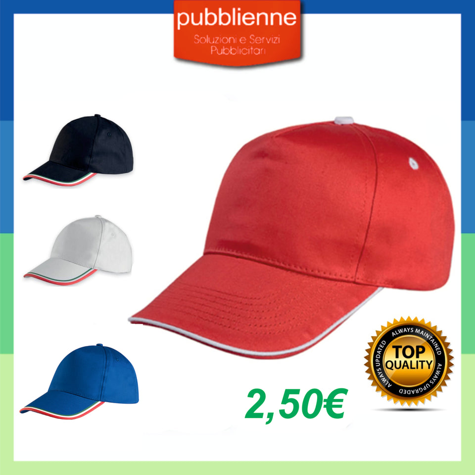 Cappellini TOP QUALITY personalizzato con logo - Pubblienne