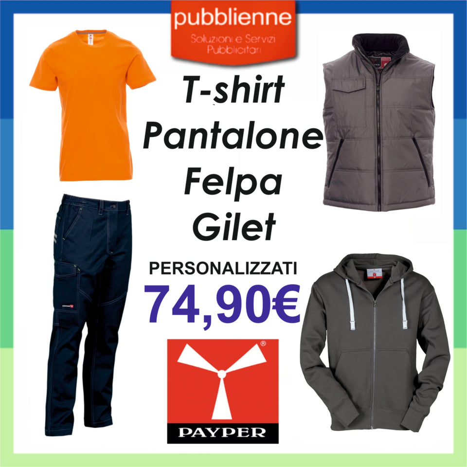 Kit Work Payper personalizzato con logo - Pubblienne