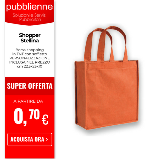 Shopper  Stellina personalizzato con logo - Pubblienne