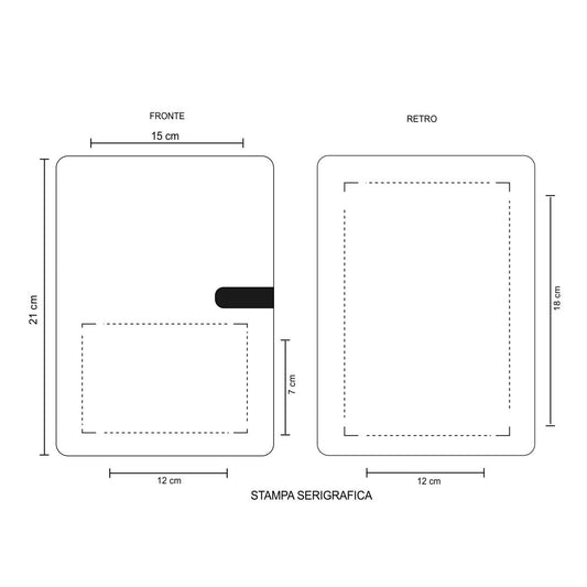 0228 AGENDA GIORNALIERA  15X21CM personalizzato con logo - Pubblienne