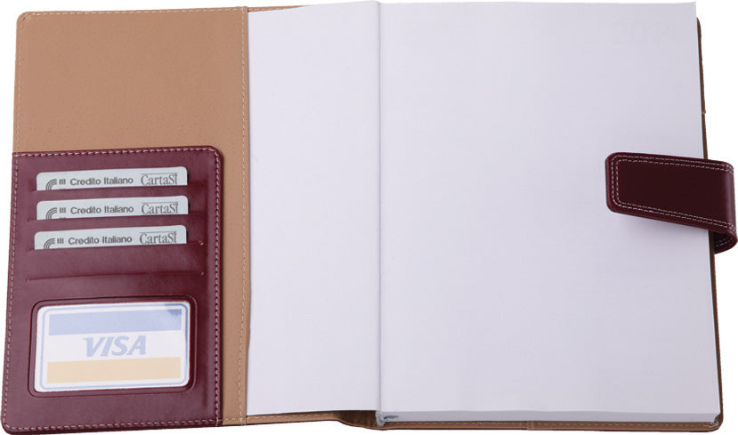 Agenda Giornaliera Similpelle 0246 personalizzato con logo - Pubblienne