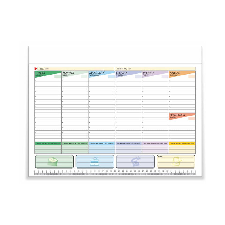 Planning da Tavolo personalizzato con logo - Pubblienne