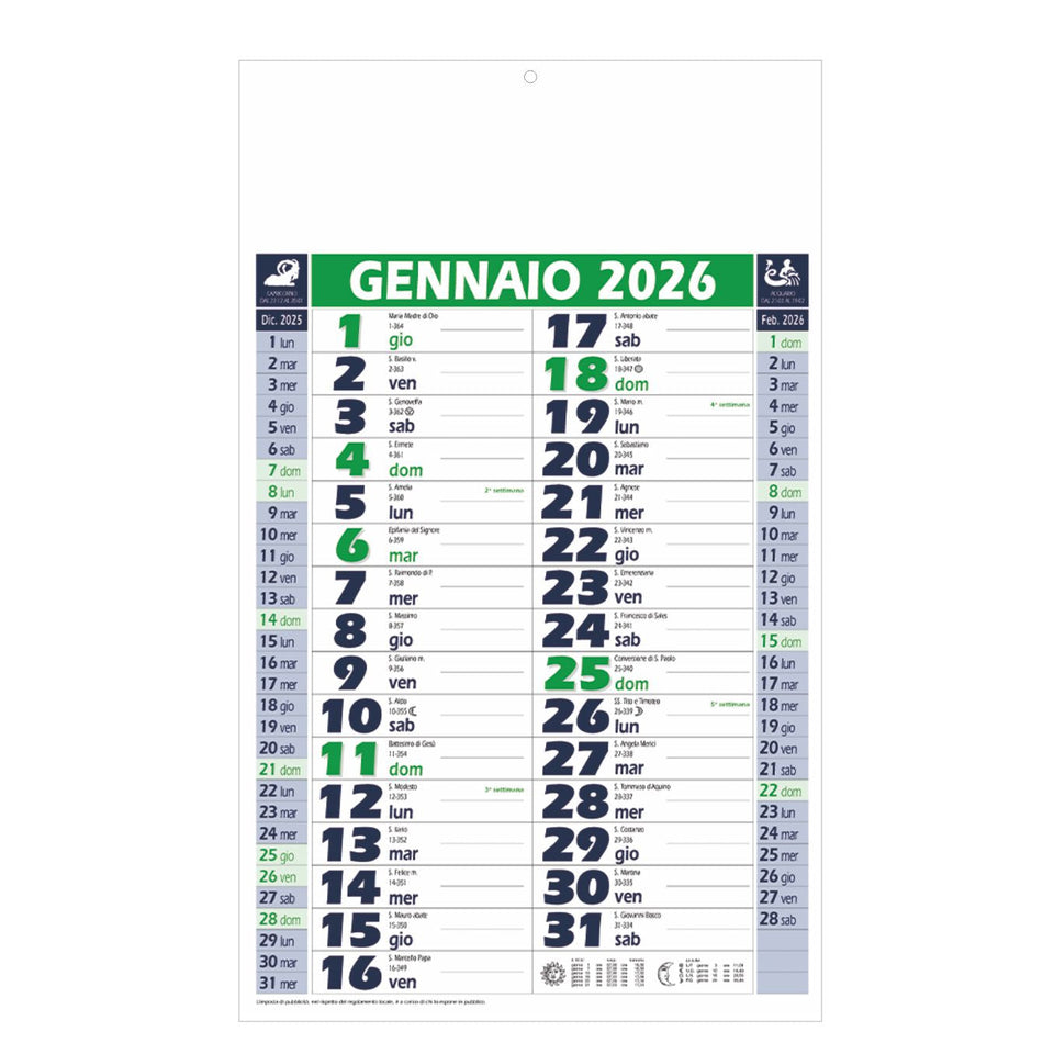 Calendario Olandese personalizzato con logo - Pubblienne
