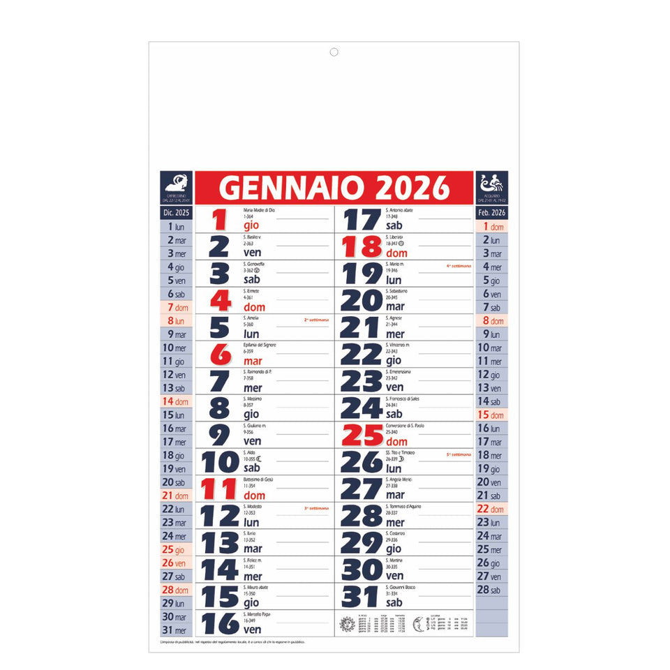 Calendario Olandese personalizzato con logo - Pubblienne