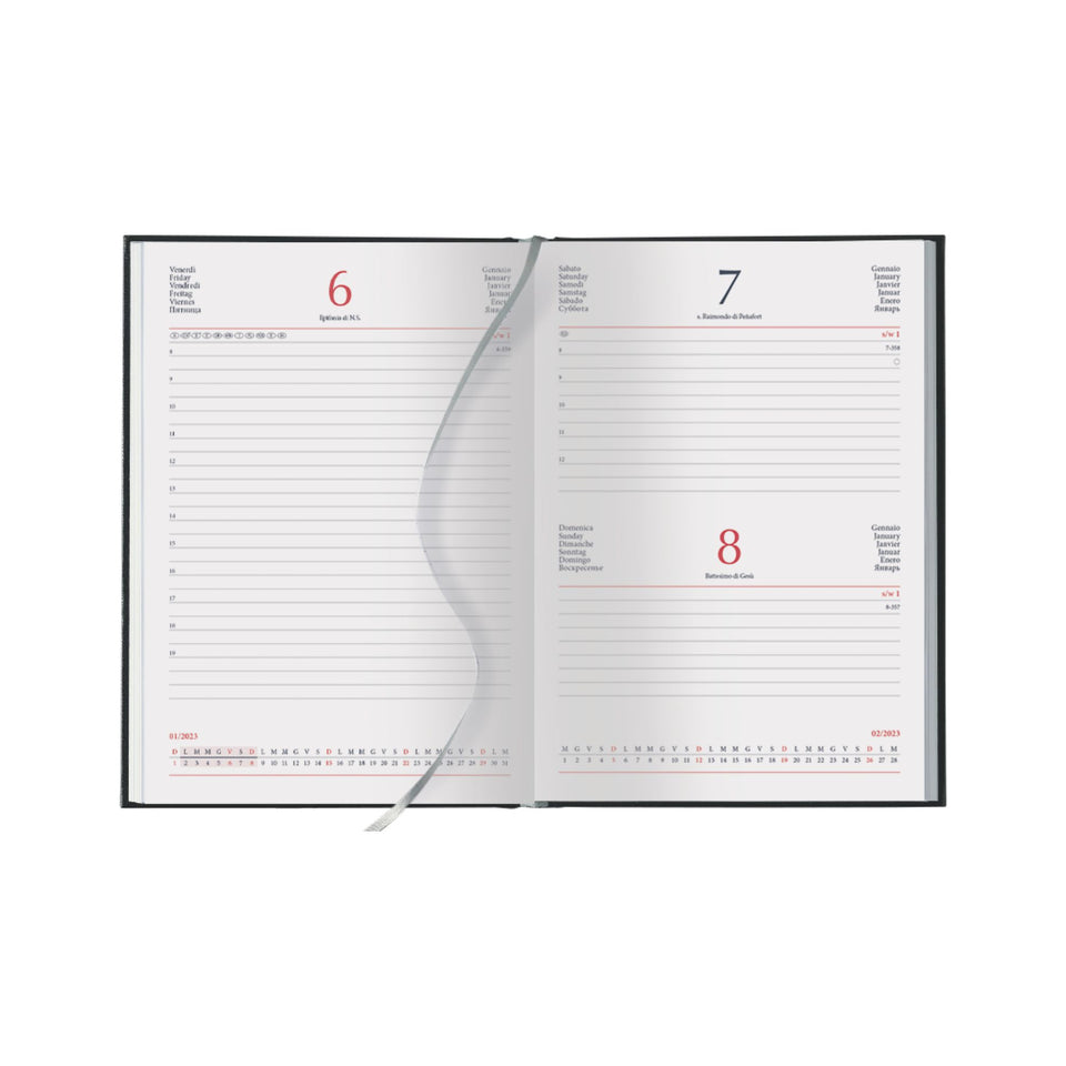 Interno Giornaliero Cm 17X24 personalizzato con logo - Pubblienne