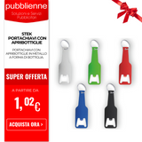 0710 Stek - Portachiavi Con Apribottiglie personalizzato con logo - Pubblienne