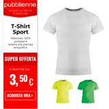T-Shirt Sport personalizzato con logo - Pubblienne