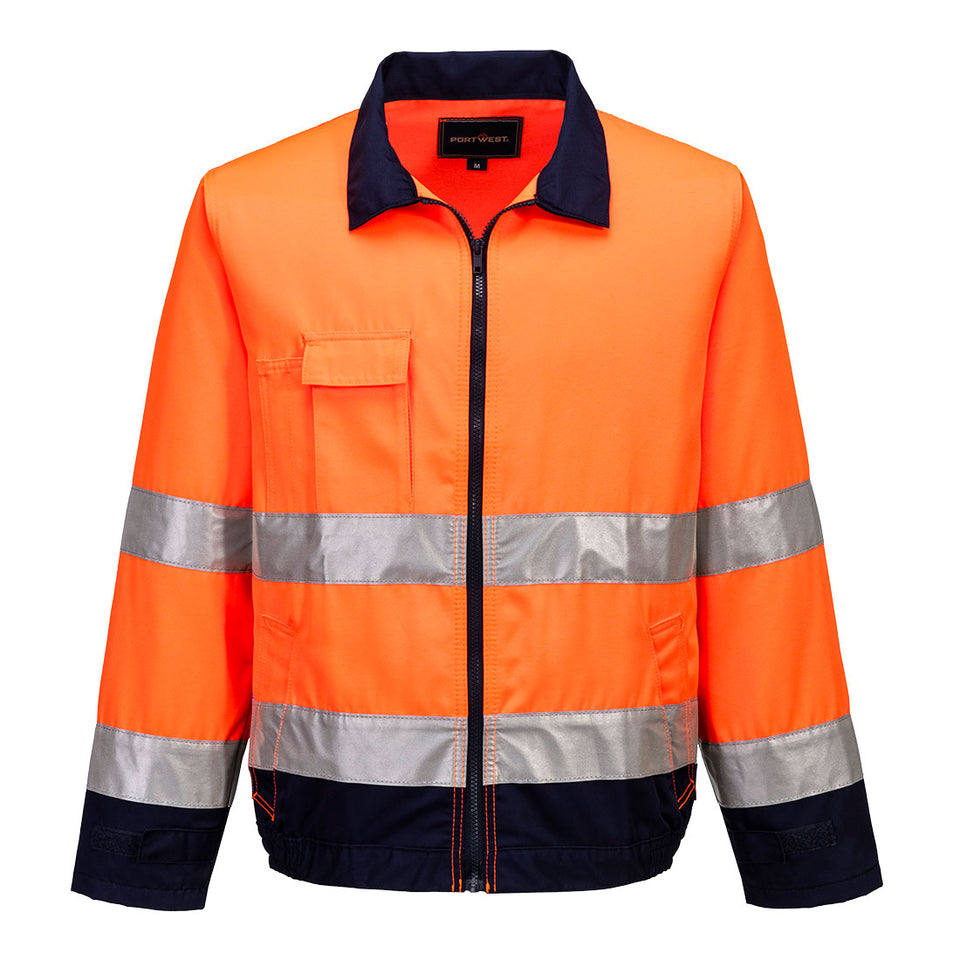 Giacca Madrid Hi-Vis Portwest personalizzato con logo - Pubblienne