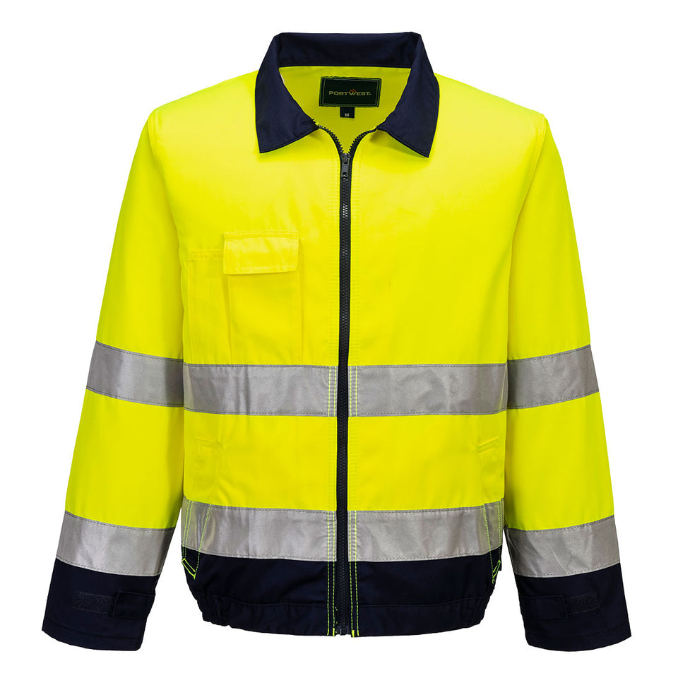 Giacca Madrid Hi-Vis Portwest personalizzato con logo - Pubblienne