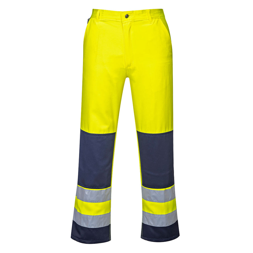 Pantaloni Seville Hi-Vis Portwest personalizzato con logo - Pubblienne