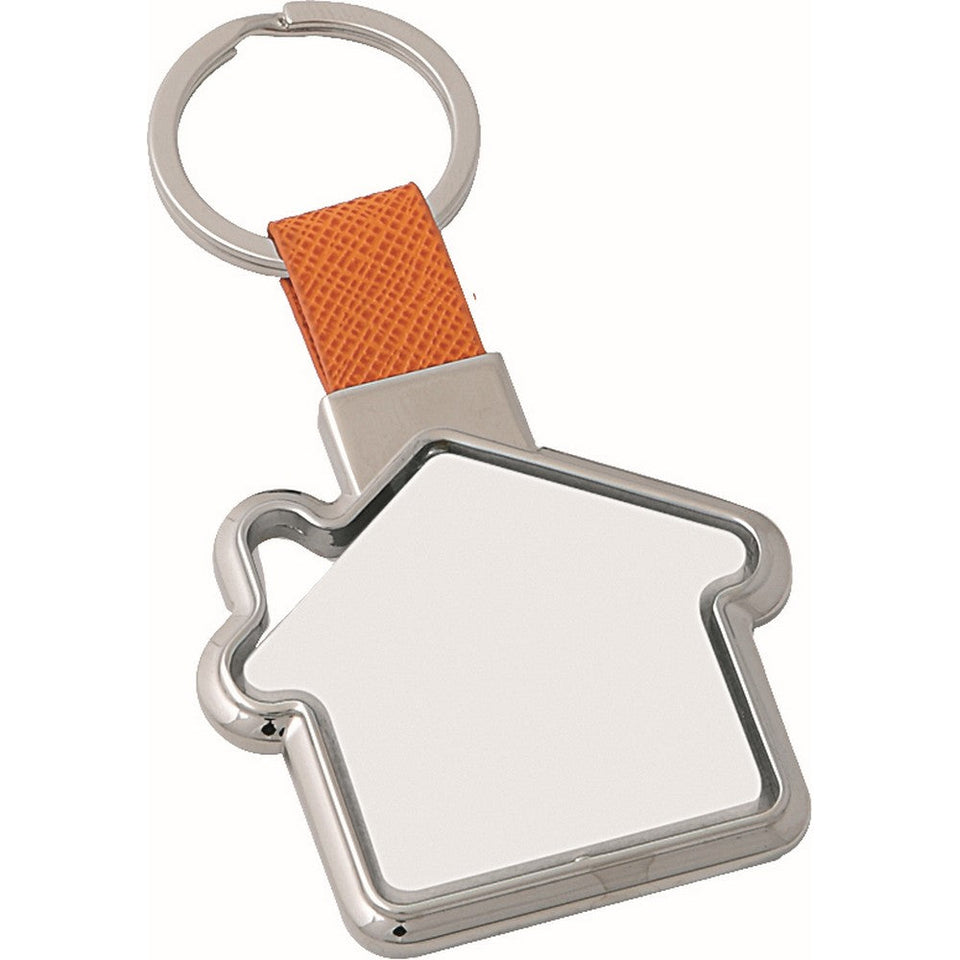 0608 Dom - Portachiavi Girevole personalizzato con logo - Pubblienne