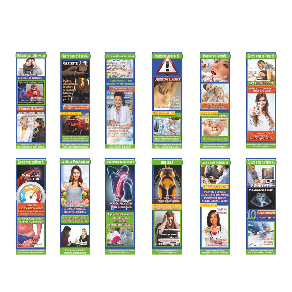 CALENDARIO CONSIGLI DEL FARMACISTA personalizzato con logo - Pubblienne