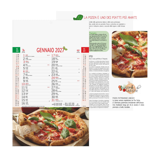 CALENDARIO PIZZA personalizzato con logo - Pubblienne
