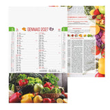 CALENDARIO FRUTTA E ORTAGGI personalizzato con logo - Pubblienne