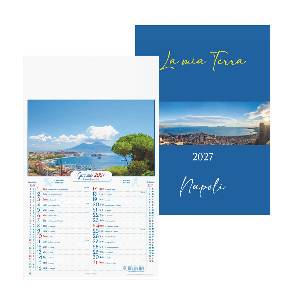 CALENDARIO NAPOLI ANTICA personalizzato con logo - Pubblienne