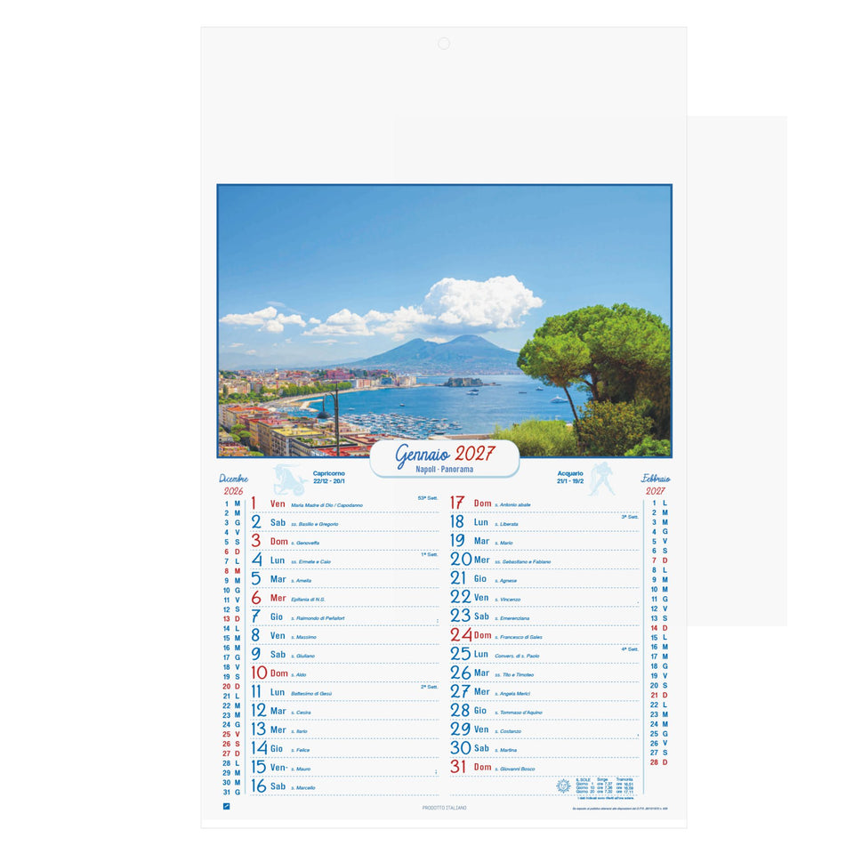 CALENDARIO NAPOLI ANTICA personalizzato con logo - Pubblienne