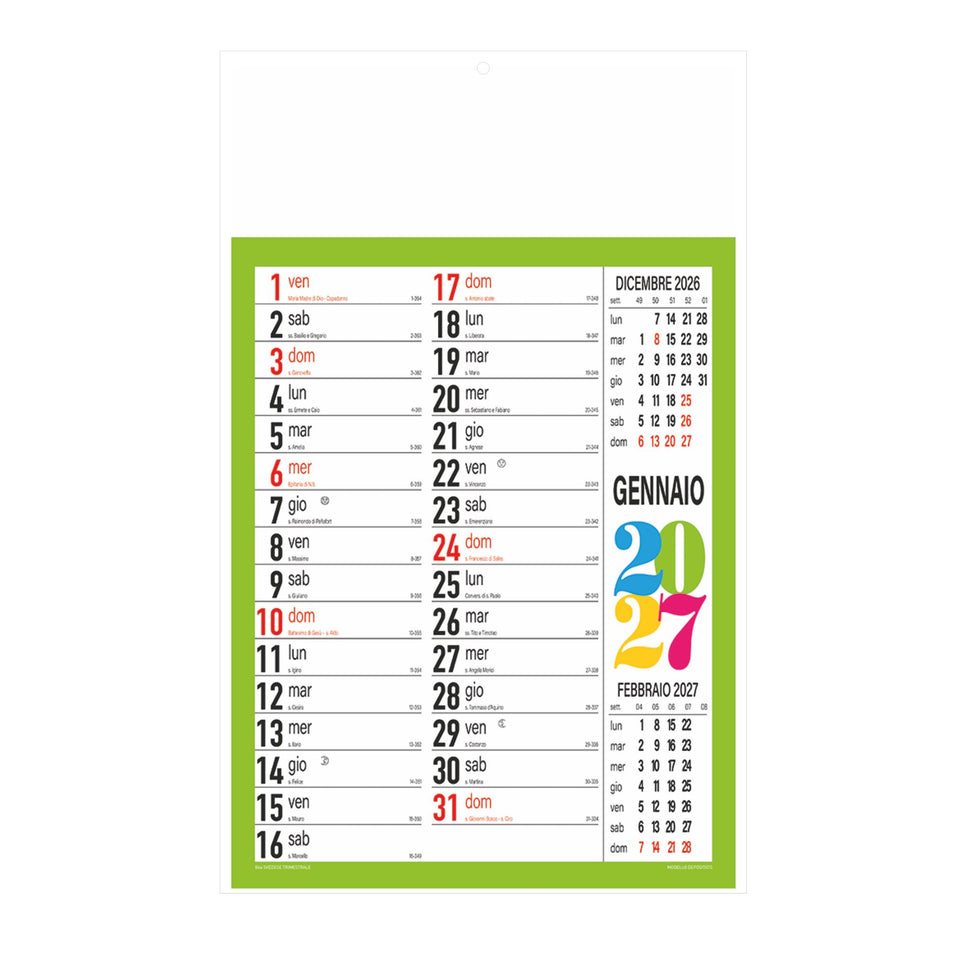 CALENDARIO SVEDESE personalizzato con logo - Pubblienne