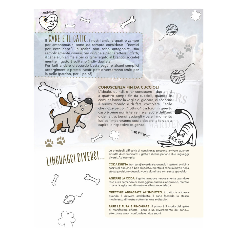 CALENDARIO CANI E GATTI personalizzato con logo - Pubblienne