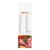 CALENDARIO CARNE personalizzato con logo - Pubblienne