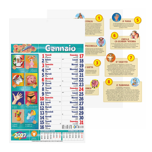 CALENDARIO CABALA personalizzato con logo - Pubblienne
