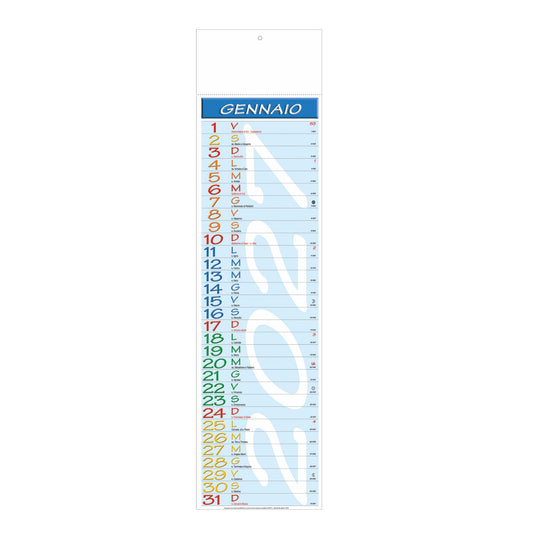 CALENDARIO OLANDESE SILOUETTE personalizzato con logo - Pubblienne