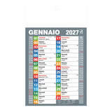 Calendario Olandese Economic Multicolor personalizzato con logo - Pubblienne