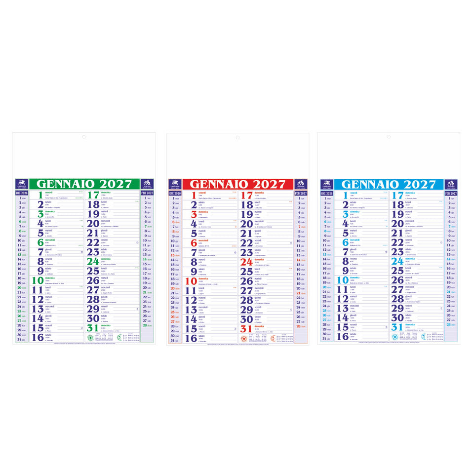 Calendario Olandese Medio personalizzato con logo - Pubblienne