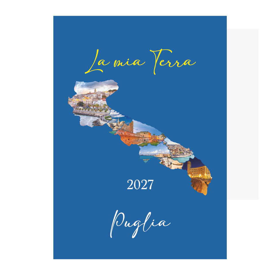 PUGLIA - Calendario Illustrato personalizzato con logo - Pubblienne