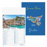 SICILIA - Calendario Illustrato personalizzato con logo - Pubblienne