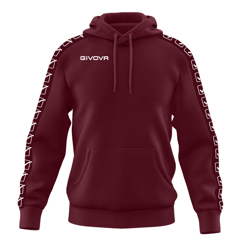 FELPA CON CAPPUCCIO TERRY BAND personalizzato con logo - Pubblienne