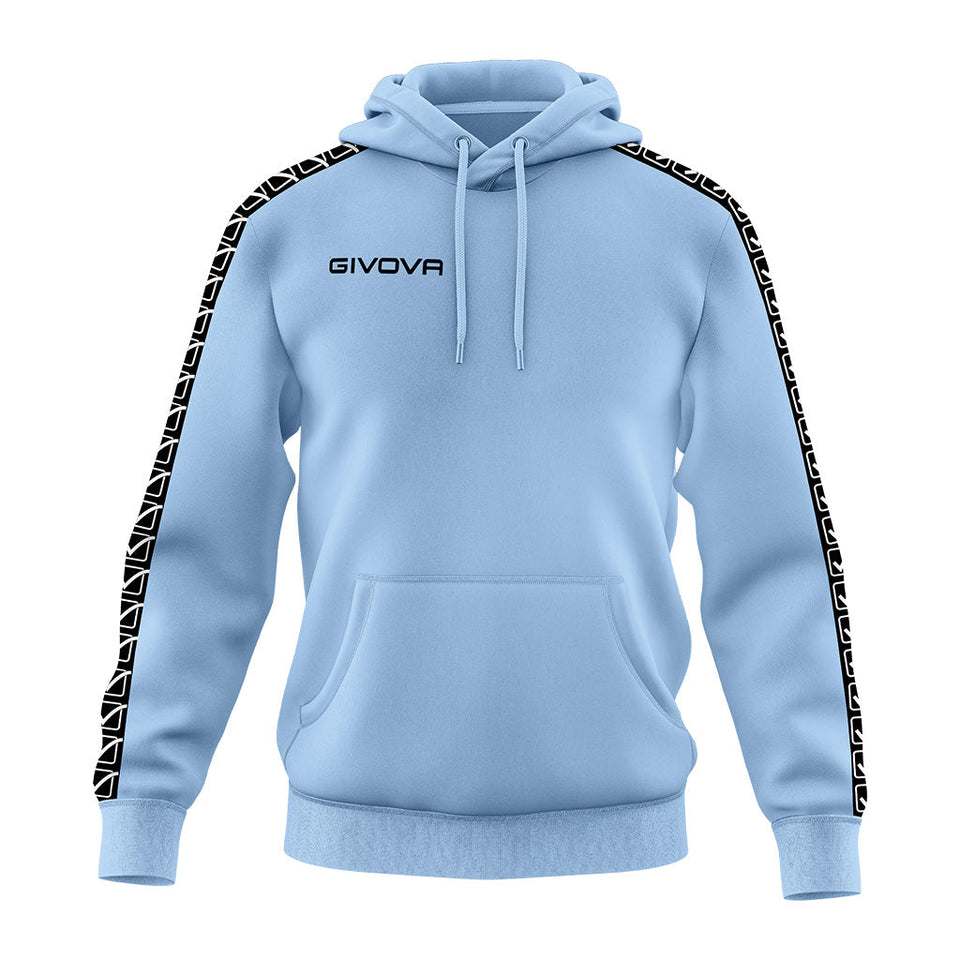FELPA CON CAPPUCCIO TERRY BAND personalizzato con logo - Pubblienne