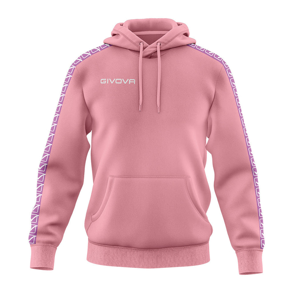 FELPA CON CAPPUCCIO TERRY BAND personalizzato con logo - Pubblienne