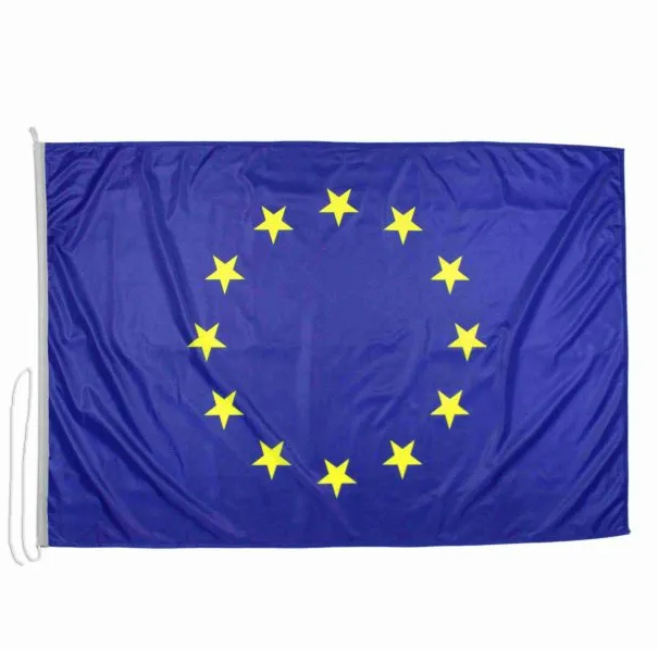 Bandiera Europa 70x100 personalizzato con logo - Pubblienne