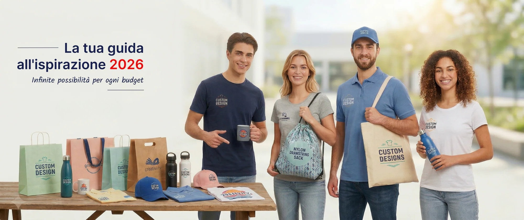 Gadget e Abbigliamento personalizzato