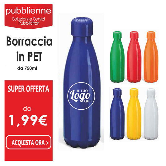 8410 Tamigi - Borraccia Riutilizzabile 750ml personalizzato con logo - Pubblienne