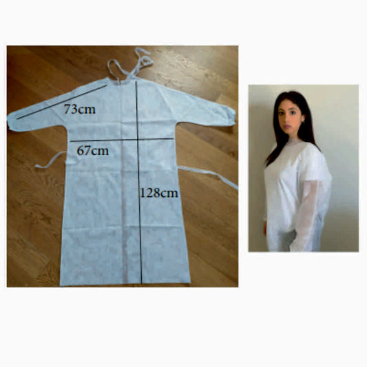 Camice in TNT Lungo personalizzato con logo - Pubblienne