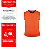 Canotta Unisex personalizzato con logo - Pubblienne