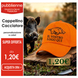 Cappellino Cacciatori personalizzato con logo - Pubblienne