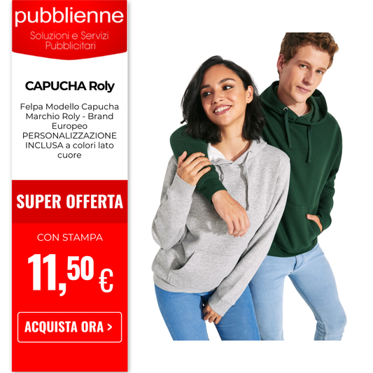 CAPUCHA Roly personalizzato con logo - Pubblienne