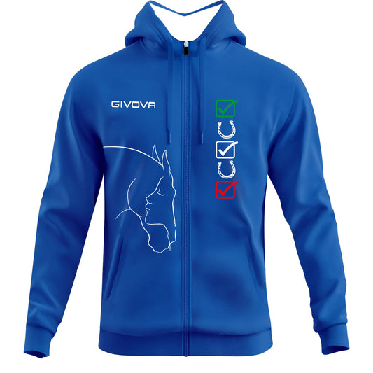 FELPA SCUBA DOUBLE FACE EQUITAZIONE personalizzato con logo - Pubblienne