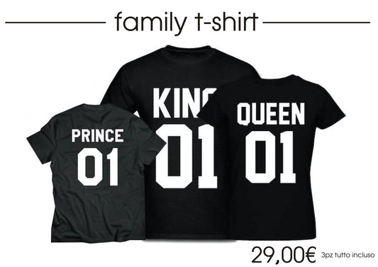Family T-shirt personalizzato con logo - Pubblienne
