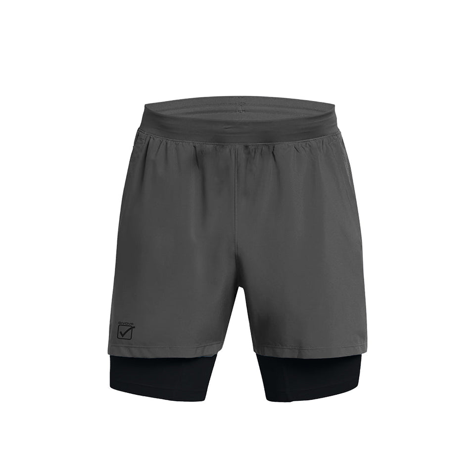 SHORT 2 IN 1 personalizzato con logo - Pubblienne