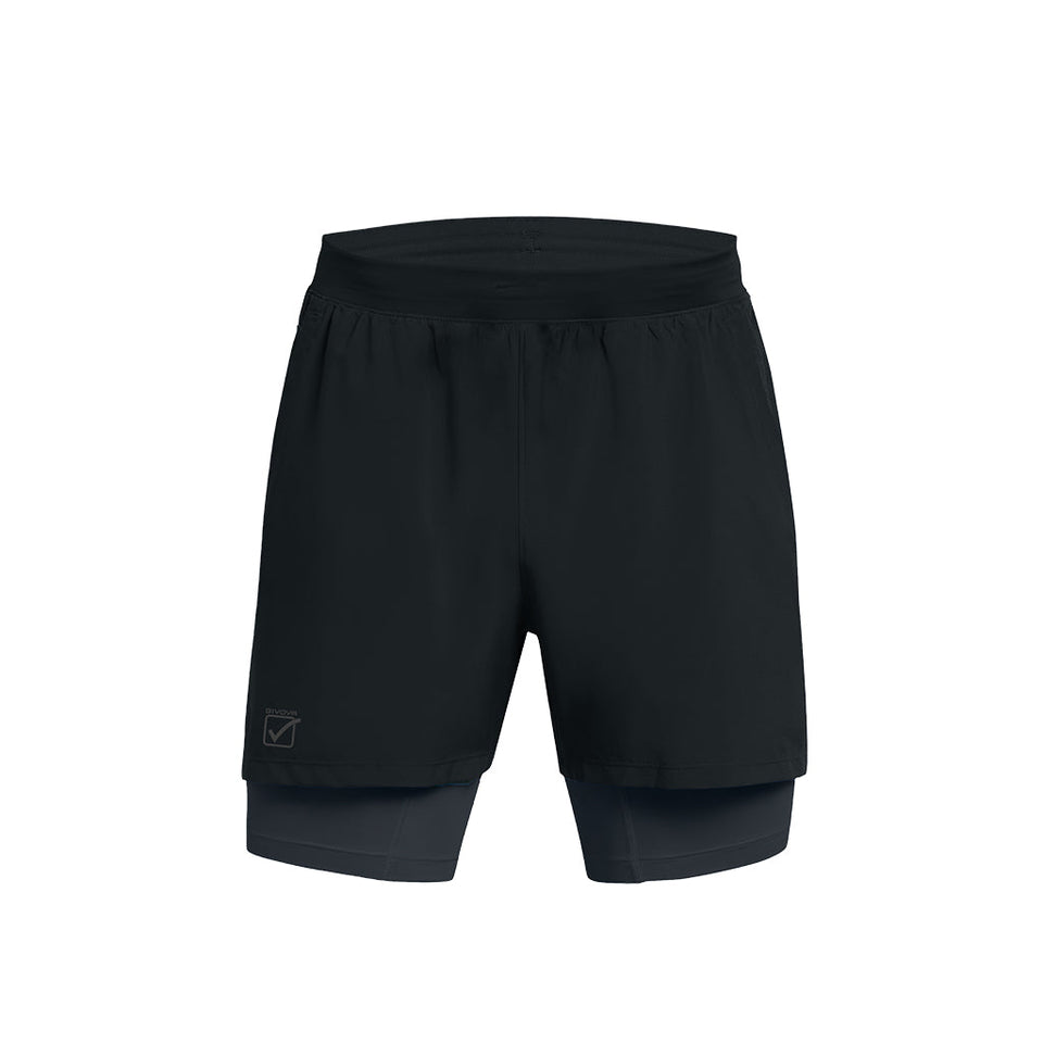 SHORT 2 IN 1 personalizzato con logo - Pubblienne