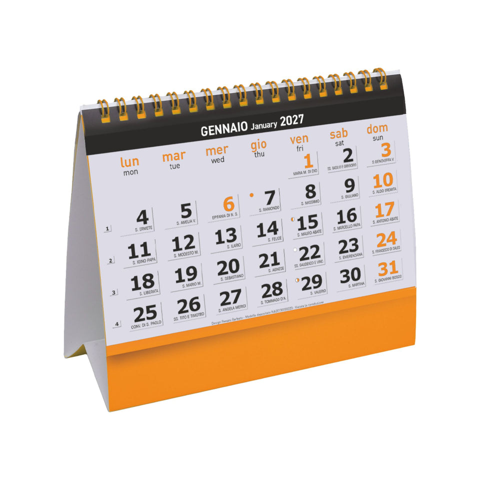 CALENDARIO DA TAVOLO ESSENTIAL DESK personalizzato con logo - Pubblienne