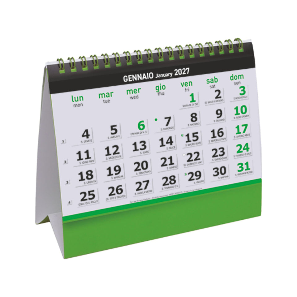 CALENDARIO DA TAVOLO ESSENTIAL DESK personalizzato con logo - Pubblienne