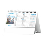 CALENDARIO DA TAVOLO PAESAGGI E CITTA' personalizzato con logo - Pubblienne