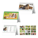 CALENDARIO DA TAVOLO CANI E GATTI personalizzato con logo - Pubblienne