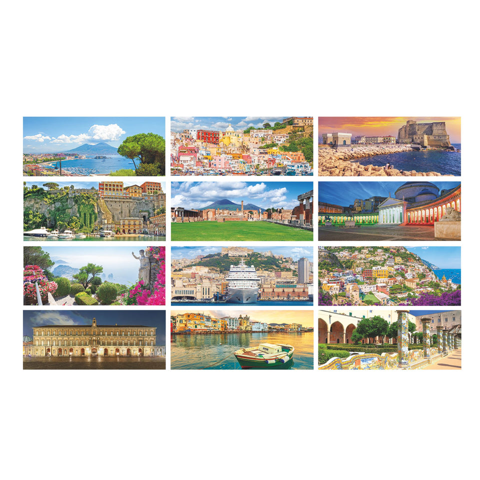CALENDARIO DA TAVOLO NAPOLI ANTICA personalizzato con logo - Pubblienne